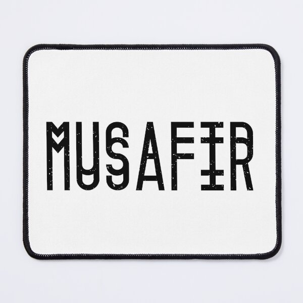 Item preview, Musafir Elongated Typography designed and sold by Parag's Travel Shop.