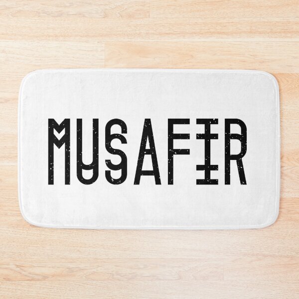 Item preview, Musafir Elongated Typography designed and sold by Parag's Travel Shop.