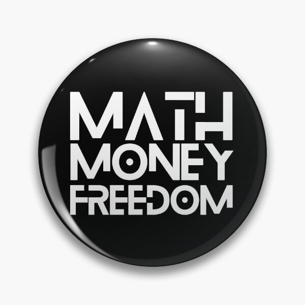 Item preview, Math Money Freedom - DeFi crypto slogan designed and sold by yennyz.