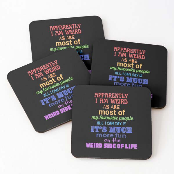 Item preview, Apparently I am weird designed and sold by Scribblehound.