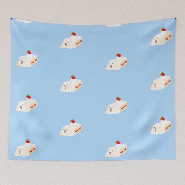 Item preview, Strawberry cake cat designed and sold by MeowMeowsShop.