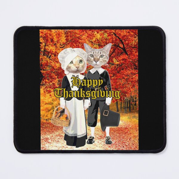 Item preview, Thanksgiving cats in pilgrim costumes| Perfect Gift designed and sold by delia6886.