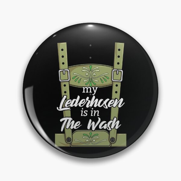 Item preview, My Lederhosen Is In The Wash Men's Oktoberfest Costume Gear designed and sold by DynamicDesign.