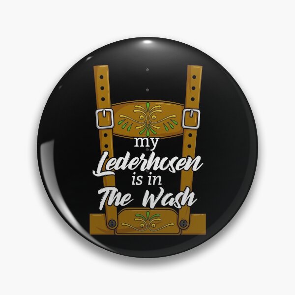 Item preview, My Lederhosen Is In The Wash Men's Oktoberfest Costume Gear designed and sold by DynamicDesign.