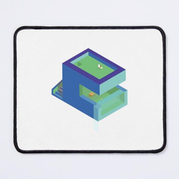 Item preview, BLUE FLOATING HOME with doggo designed and sold by Balenilart.
