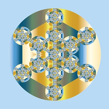 Artwork thumbnail, Metatrons Cube: Trinity. by InfinitePathArt