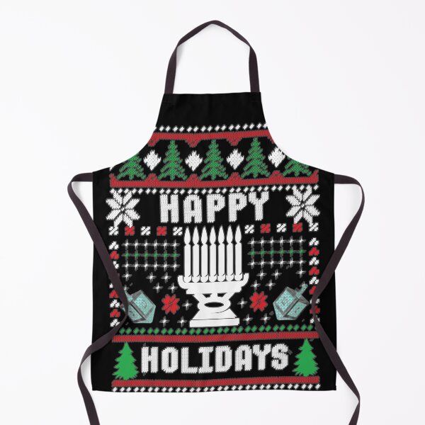 Item preview, Ugly Xmas Sweater Happy Holidays Dreidels designed and sold by Holiday-Art.