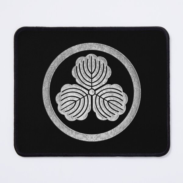 Item preview, Maruni Mitsukashiwa Kamon in Silver Foil designed and sold by Takeda-art.