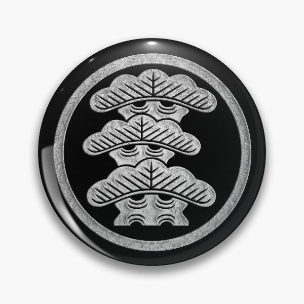 Item preview, Sankai Matsu Kamon in Silver Foil designed and sold by Takeda-art.