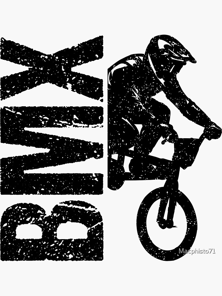 Sticker Silhouette BMX Freestyle 2 - Magic Stickers