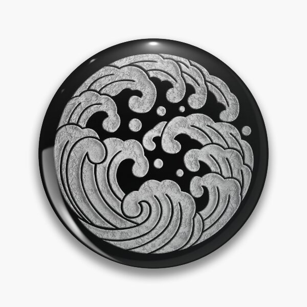 Item preview, Miginami no Maru Kamon in Silver Foil designed and sold by Takeda-art.