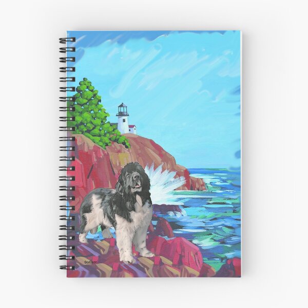 Item preview, Landseer Newfoundland at the seashore designed and sold by IowaArtist.