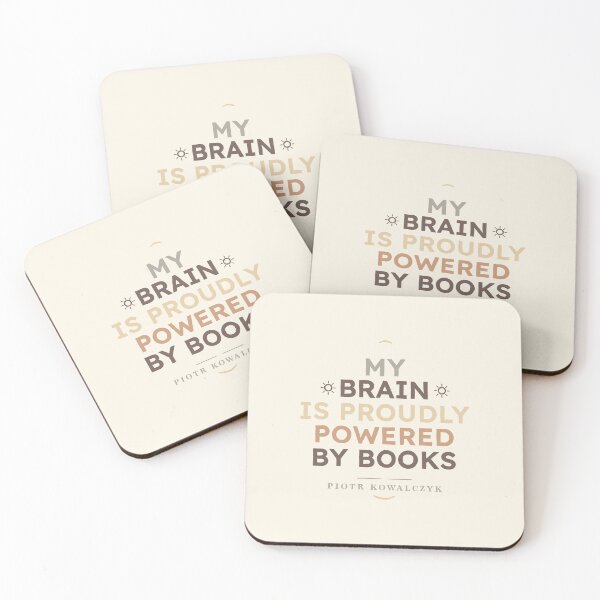 Item preview, My Brain Is Proudly Powered by Books designed and sold by Geek Updated.