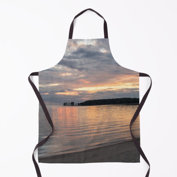 Item preview, Private Beach Sunset - Lorraine Bay North Shore Lake Erie designed and sold by Georgia Mizuleva.