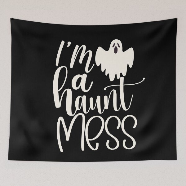 Item preview, I'm A Haunt MESS, White designed and sold by OB-Store.
