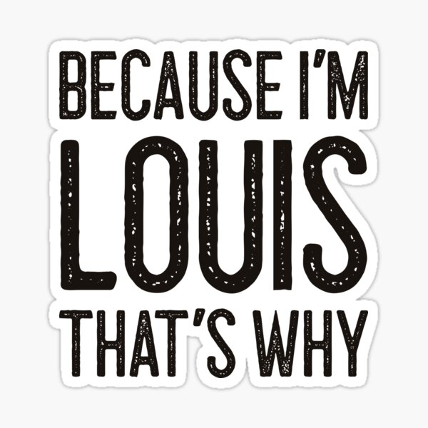 Louis Name Funny Personalized Birthday Louis Greeting Card for