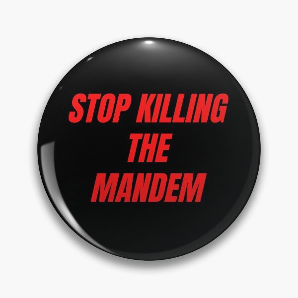 Item preview, STOP KILLING THE MANDEM (RED version) designed and sold by bluAvocado.