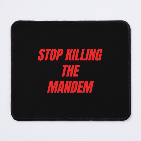 Item preview, STOP KILLING THE MANDEM (RED version) designed and sold by bluAvocado.