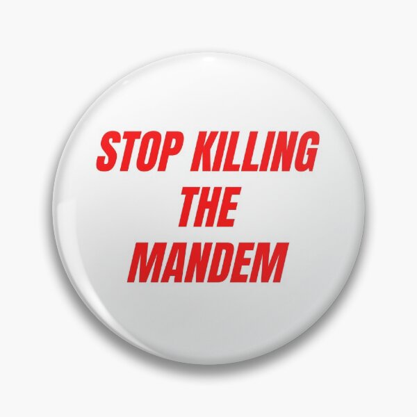Item preview, Copy of STOP KILLING THE MANDEM (RED & WHITE version) designed and sold by bluAvocado.