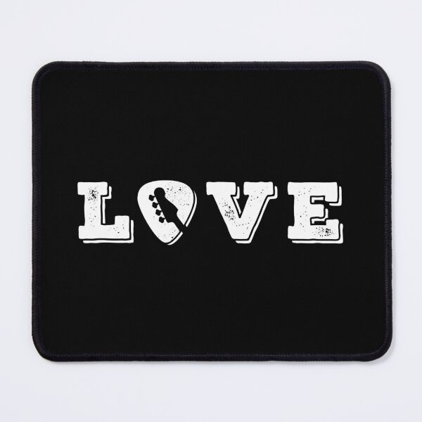 Item preview, Love Bass Guitar Pick Dark Theme designed and sold by nightsworthy.