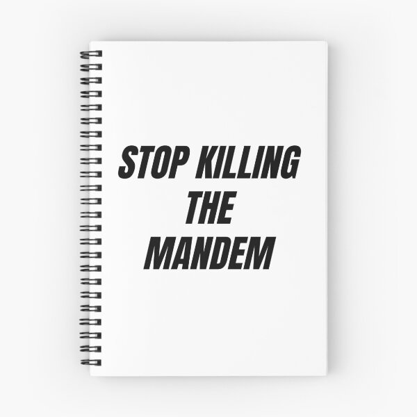 Item preview, Copy of Copy of STOP KILLING THE MANDEM (BLACK version) designed and sold by bluAvocado.