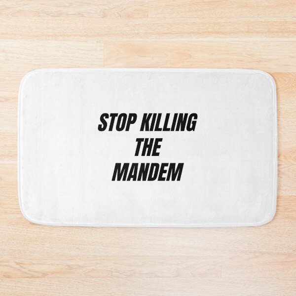 Item preview, Copy of Copy of STOP KILLING THE MANDEM (BLACK version) designed and sold by bluAvocado.