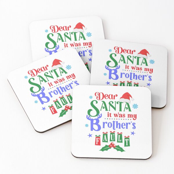 Item preview, Dear Santa it was my Brother's FAULT designed and sold by Wheeler-Styl3.