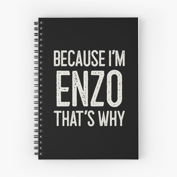 Item preview, Because I’m Enzo That’s Why Funny Personalized Name designed and sold by MariosNydras.