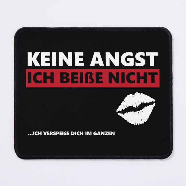 Item preview,  Keine Angst, ich beiße nicht. Lustige T-Shirt Sprüche. Frauen. designed and sold by silentcolors.