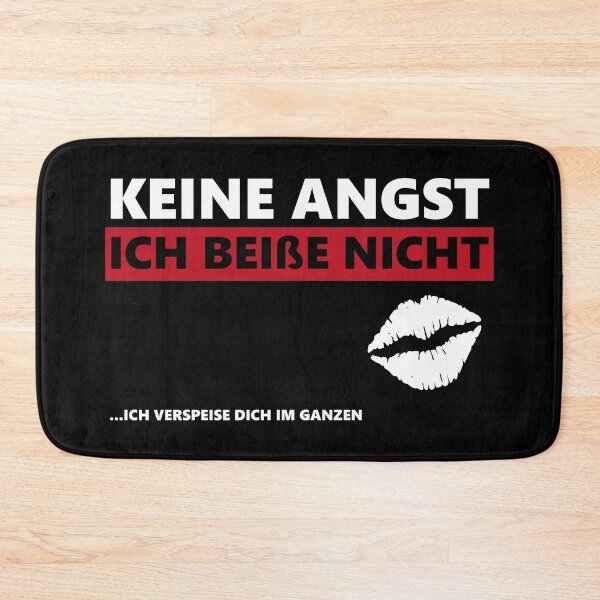 Item preview,  Keine Angst, ich beiße nicht. Lustige T-Shirt Sprüche. Frauen. designed and sold by silentcolors.
