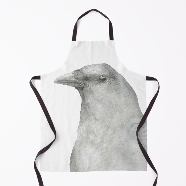 Item preview, american crow watercolor portrait designed and sold by L'Atelier Oranjade.
