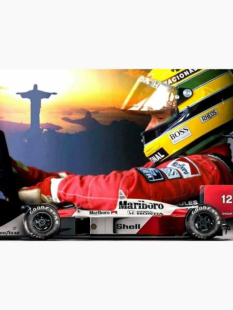 Wallpaper Ayrton Senna legend Poster for Sale by renihanisa