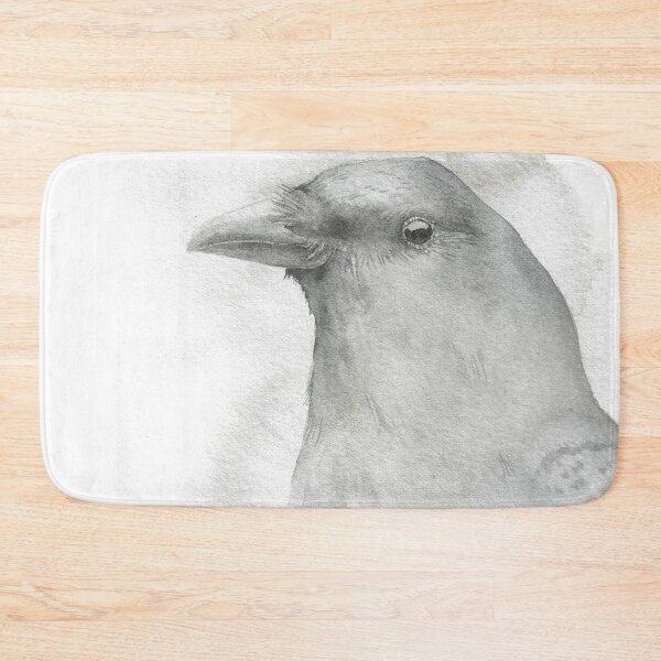 Item preview, Copy of american crow watercolor portrait designed and sold by L'Atelier Oranjade.