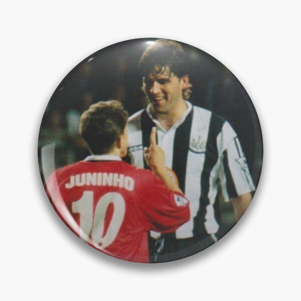 Artikelvorschau, Philippe Albert lacht über Juninho T-Shirt entworfen und verkauft von Toon T-Shirts.