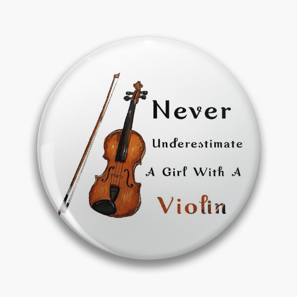 Item preview, Never Underestimate A Girl With A Violin Talented Girl designed and sold by Aymanerachif.