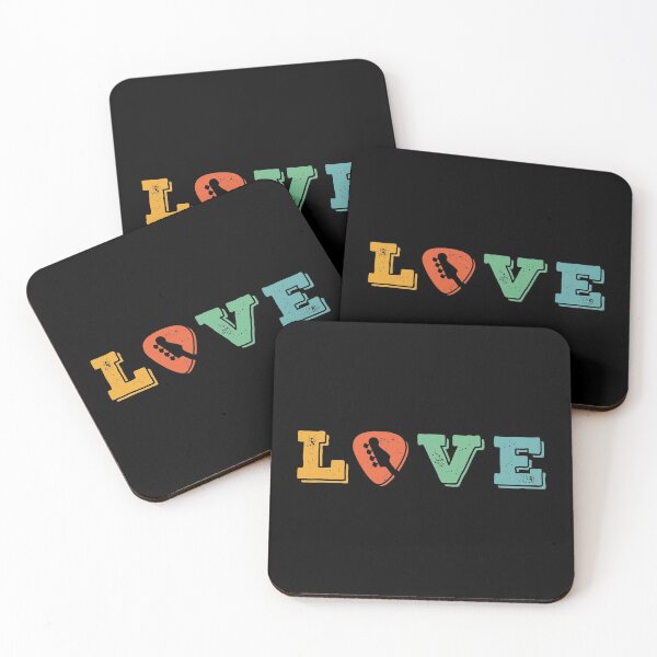 Item preview, Love Bass Guitar Pick Retro Theme designed and sold by nightsworthy.