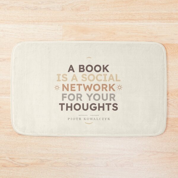 Item preview, A Book Is a Social Network for Your Thoughts designed and sold by Geek Updated.