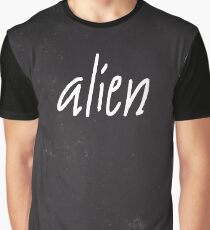 Alien graphic Graphic T-Shirt