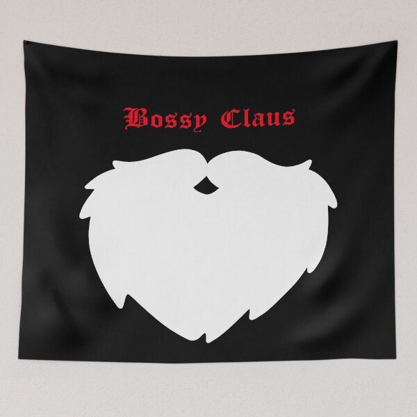 Aperçu de l'œuvre Bossy Claus Simple Père Noël Barbe créée et vendue par LMcDs.