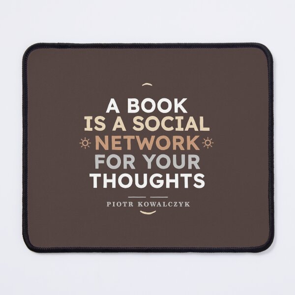 Item preview, Book Social Network Quote designed and sold by Geek Updated.