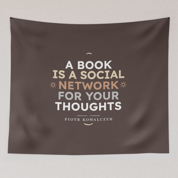 Item preview, Book Social Network Quote designed and sold by Geek Updated.