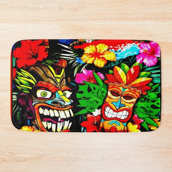 Item preview, HAWAIIAN TIKI GOD : Vintage Abstract Whimsical Print designed and sold by posterbobs.