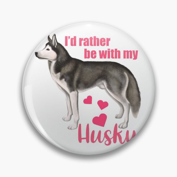 Artikelvorschau, Ich wäre lieber bei meinem Husky entworfen und verkauft von ValerieAlecia.