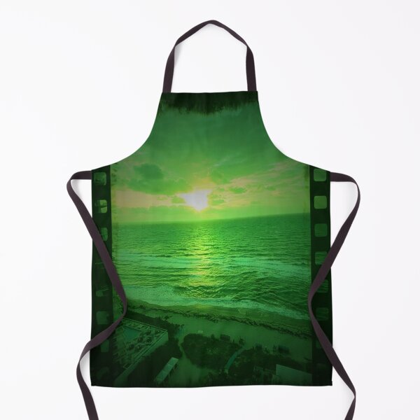 Item preview, Green coastal sunrise designed and sold by SoWavyByrd1.