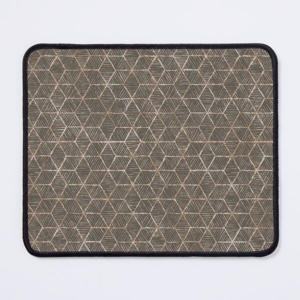 Item preview, Diamond & Hexagon Hand Drawn Pattern - Grey designed and sold by Jana Šlesaríková.