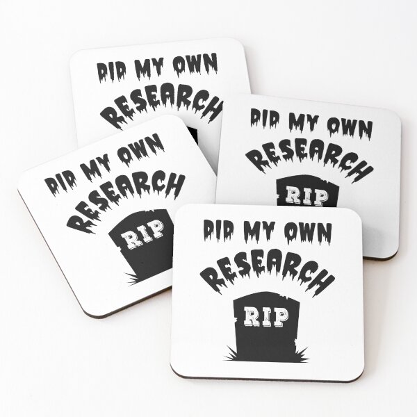 Item preview, Did My Own Research Dead Headstone designed and sold by WPahat.