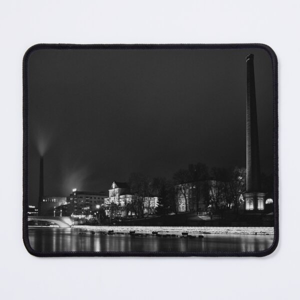 Item preview, Tammerkoski night 2021 bw designed and sold by Jouko Lehto Photography.
