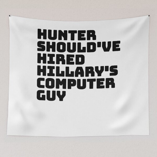 Item preview, Hunter Should39 Hired HillaryComputer Guy funny Christmas Holiday  tshirt designed and sold by hurdsonia.