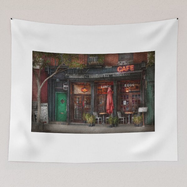 Item preview, New York - Store - Greenwich Village - Sweet Life Cafe designed and sold by Mike Savad Photography.