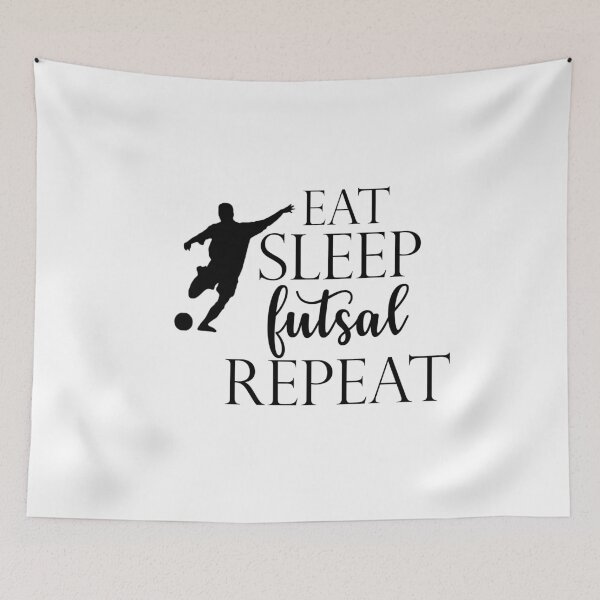 Item preview, Eat Sleep Futsal Repeat designed and sold by beefrancky.